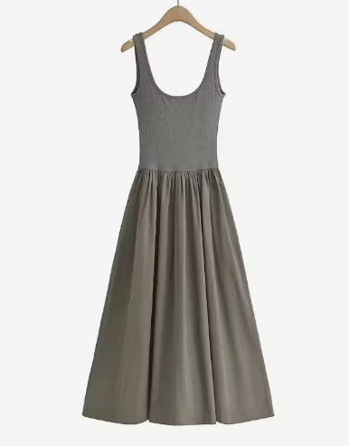 Women's Dress Summer Beach Casual Elegant Breathable Long Dresses Woman Elegant Plain Dresses
